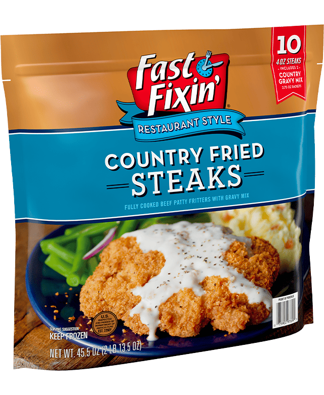 Family Size Country Fried Steak With Gravy